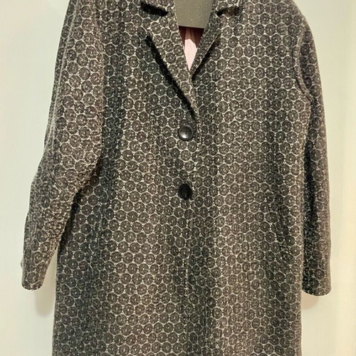 Anastasio Young women's coat like new, black and grey, L/XL