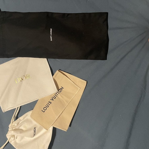 Authentic dust covers and pouches new, sold together