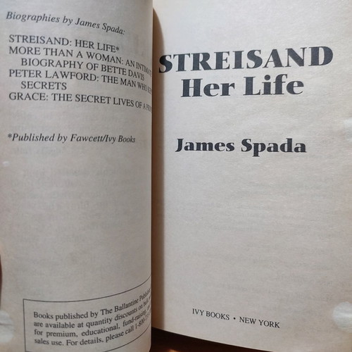 Streisand book used, in English