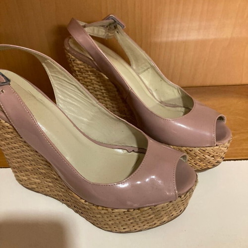 Tsakiris Mallas platform shoes used, size 38, pink