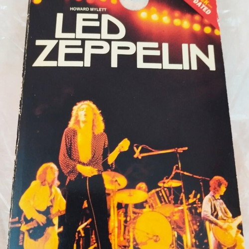 Led Zeppelin book used, rare 1982 edition