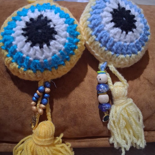 Handmade Crochet Evil Eye