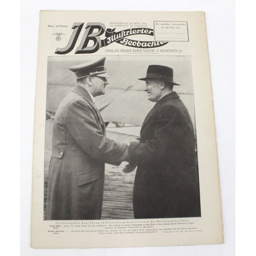 Illustrierter Beobachter περιοδικό ναζιστικού κόμματος, τεύχος 39, 1943