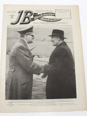 Illustrierter Beobachter περιοδικό ναζιστικού κόμματος, τεύχος 39, 1943