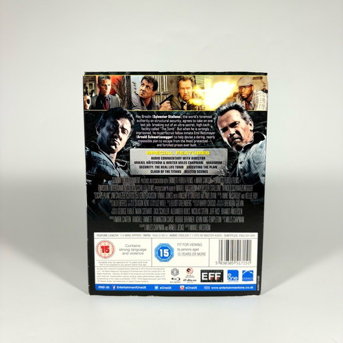 Escape Plan Blu-ray like new with English subtitles and slipcase