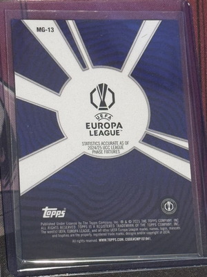 Χαράλαμπος Κωστούλας Topps Merlin UEFA Super Rare RC κάρτα σαν καινούργιο Ολυμπιακός