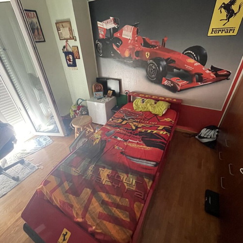 Ferrari children's bed with mattress, used