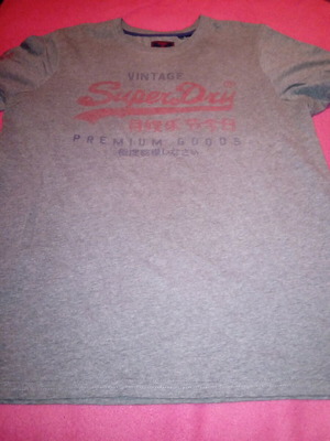 Superdry T-shirt like new, size XL, gray