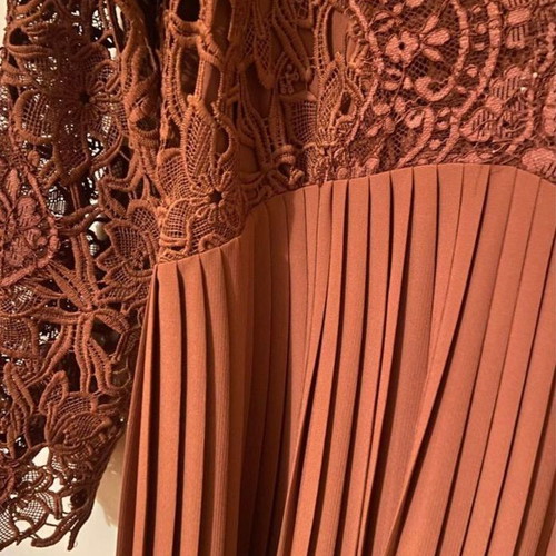 Zara lace and pleated dress size M new -  21,00 - Vendora.cy