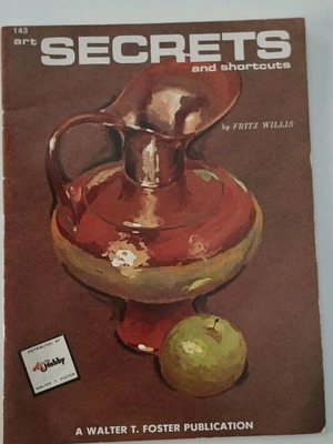 Vintage Walter T. Foster book used, art secrets and shortcuts