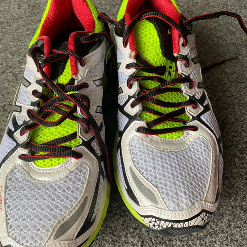 Asics Gel Kayano 21 shoes used, size EU 40, multicolor