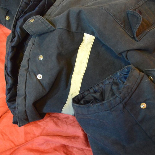 Fire Department windproof jacket XL used with detachable sleeves