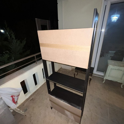 Small bookcase in wenge color
