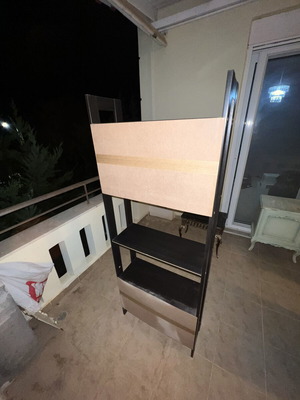Small bookcase in wenge color