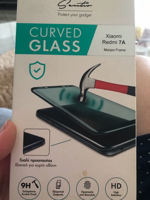 Xiaomi Redmi 7A screen protector with black frame new