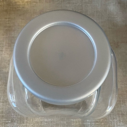 IKEA container used with glass body and gray plastic lid