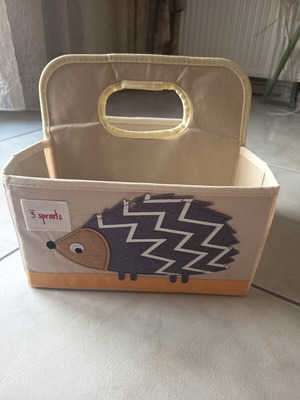 3 Sprouts Diaper Caddy like new, hedgehog design