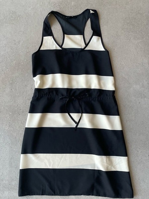 Women's striped mini dress like new, size M, H&M