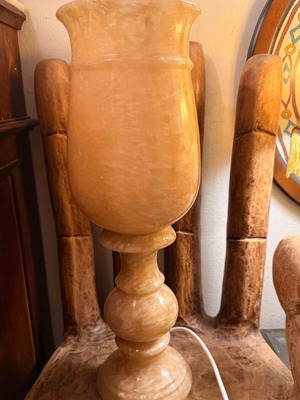 Alabaster heavy lamp, 50cm