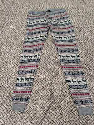 Atmosphere leggings homewear used, size L, black and red