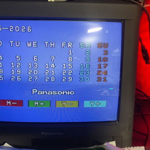 Panasonic TX-15M1T 15” CRT TV retro gaming monitor used