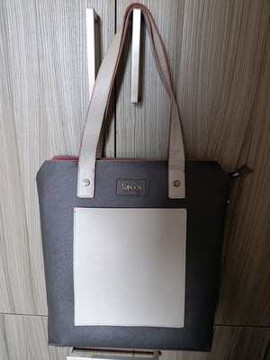 Doca women's shoulder bag used, gray