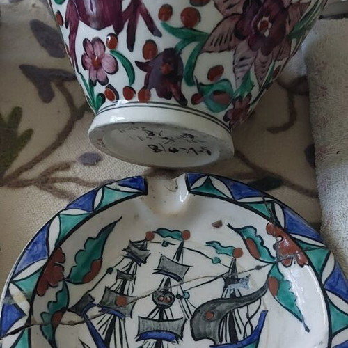 Ikaros Rhodes ceramic decoration set