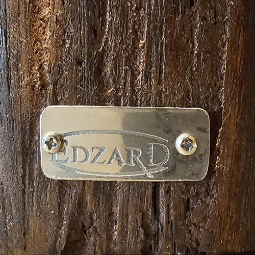 Edzard Providence Wine Cooler New, Teak and Stainless Steel
