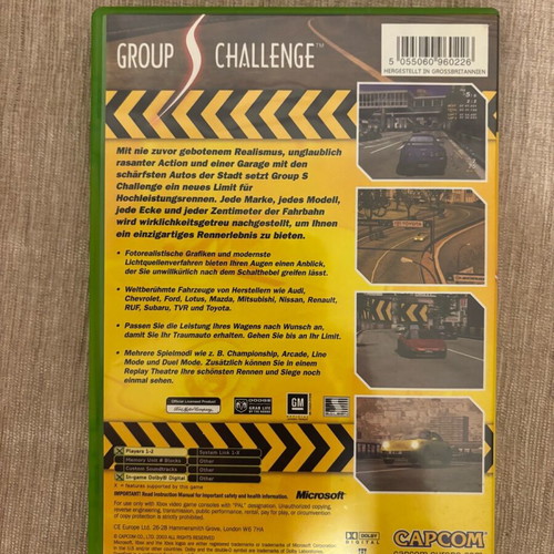 Group S Challenge Xbox Original used, German complete