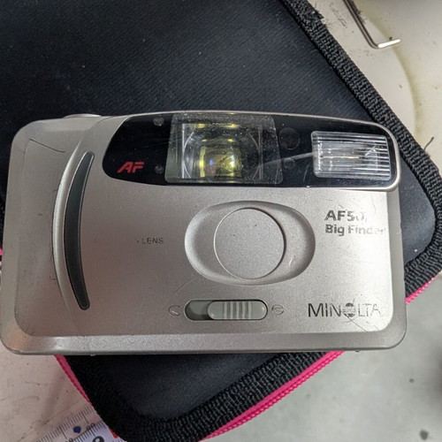 Minolta AF50 Big Finder camera used, for parts
