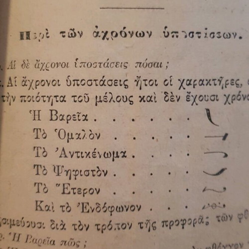 Kripis of ecclesiastical music used, Thessaloniki 1912