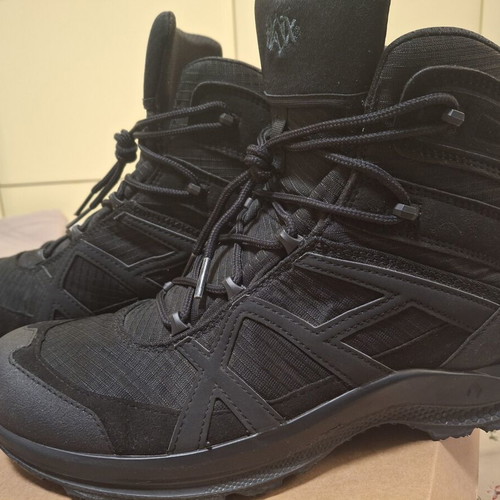 Haix Black Eagle Athletic 2.1 Mid GTX boots like new, size 44, black