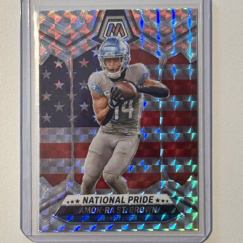 2024 Panini Mosaic National Pride Amon Ra St. Brown Detroit Lions #263 new