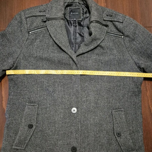 Biston gray wool coat 3XL like new