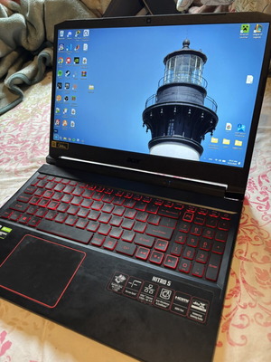 Acer Nitro 5 gaming laptop μεταχειρισμένο, AMD Ryzen, 16GB RAM, 500GB SSD
