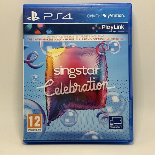 SingStar Celebration PS4 used action adventure game
