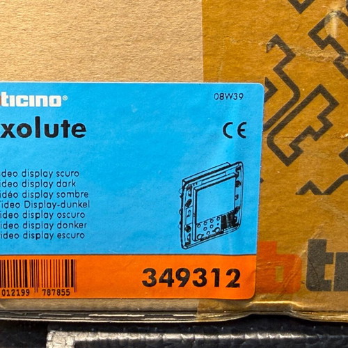 Bticino axolute 349312 internal door phone unit anthracite new, unused