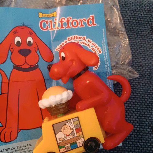 Clifford toy like new with bag and Goodys leaflet