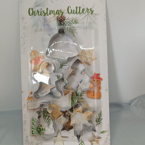 Metal cookie cutter set 5 pieces new