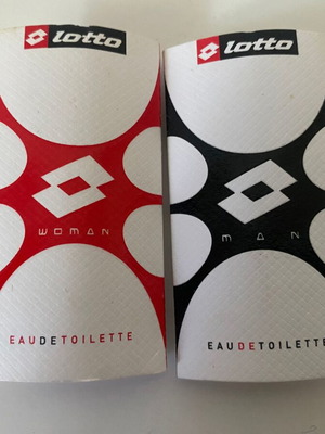 Lotto perfume samples new, tester eau de toilette set of 2