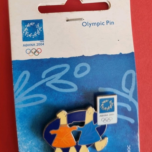 Olympic pins Athens 2004 Mascot series new, set of 6