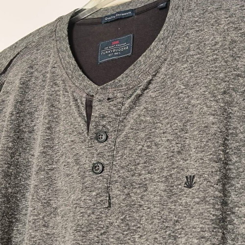 Funky Buddha long-sleeve shirt like new, gray, size M