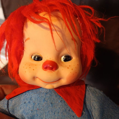 Vintage Toyse Clown Doll 1970s with Retro Toy Gift Set used