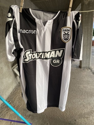 PAOK Jersey 2017-2018 season like new, size small