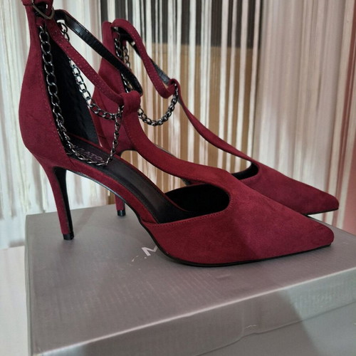Migato burgundy high-heeled shoes new, size 41