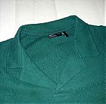  Πράσινη Μπλούζα με Γιακά