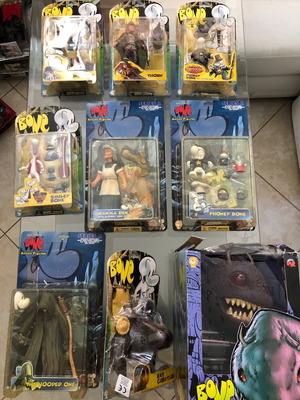 Bone Σετ 9 Μεταχειρισμένων Φιγούρων Jeff Smith, Σπάνιο