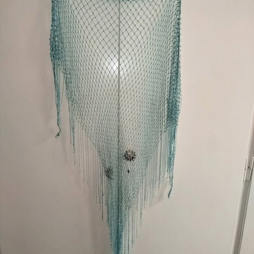 Blue Pareo Net like new, turquoise