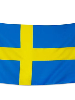 Swedish Polyester Flag 150×90 cm new, high quality