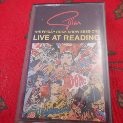 Gillan Live At Reading cassette tape like new, rare
